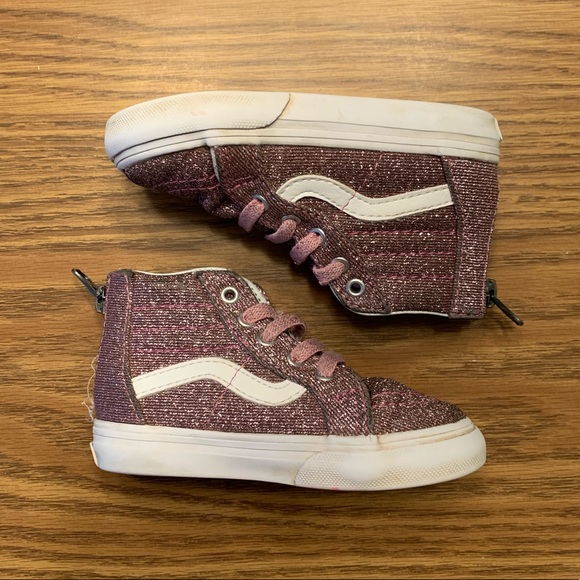 vans sparkle high tops